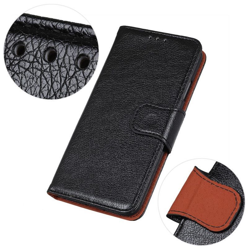 Κάλυμμα Motorola Edge 40 Pro Split Nappa Leather